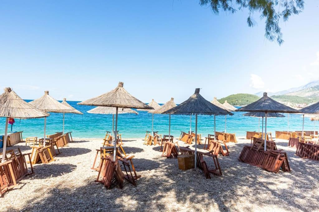 Potam'sea Bliss 5 - Front, Sun Beds & Parking Apartment Himare